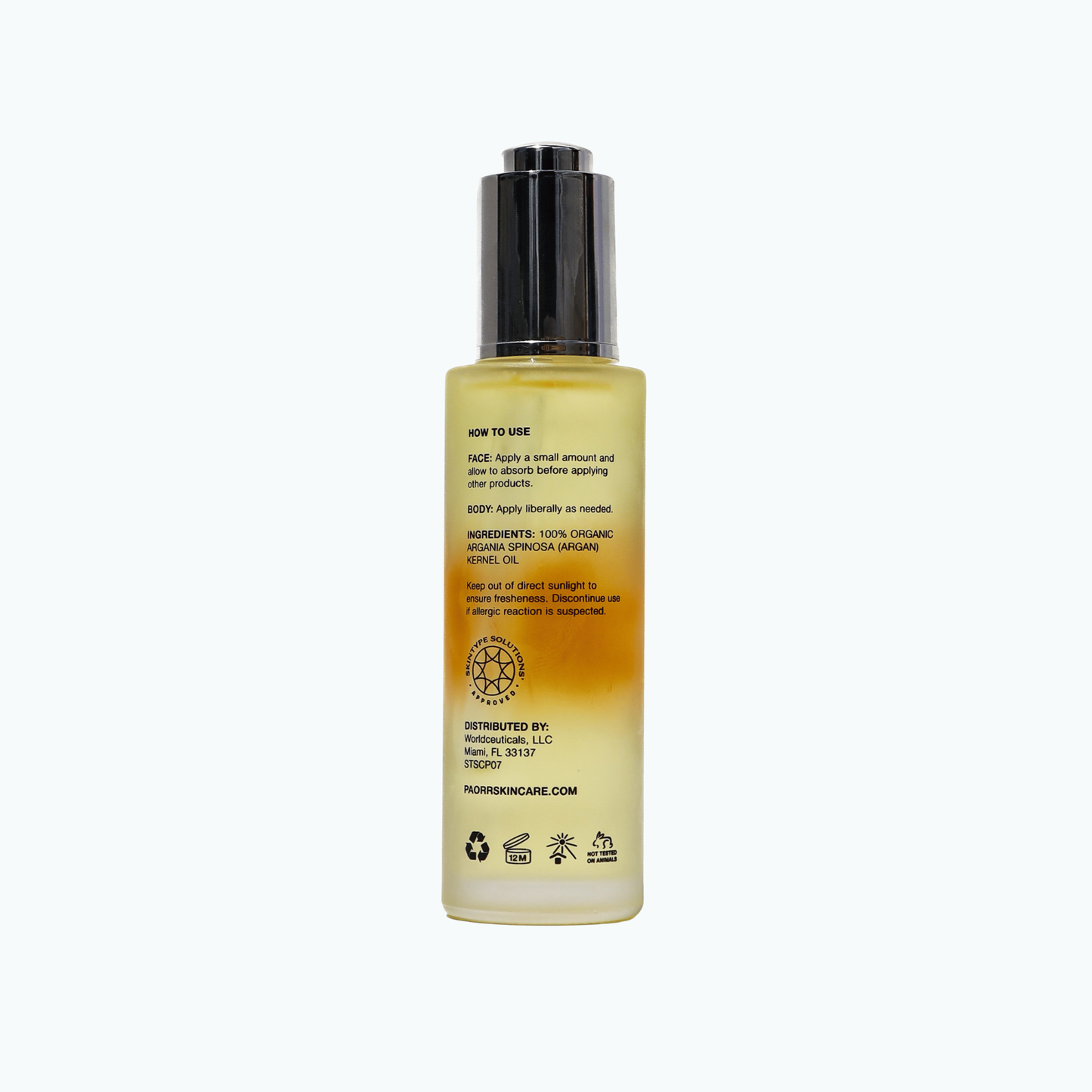 PAORR Organic Moroccan Argan Oil