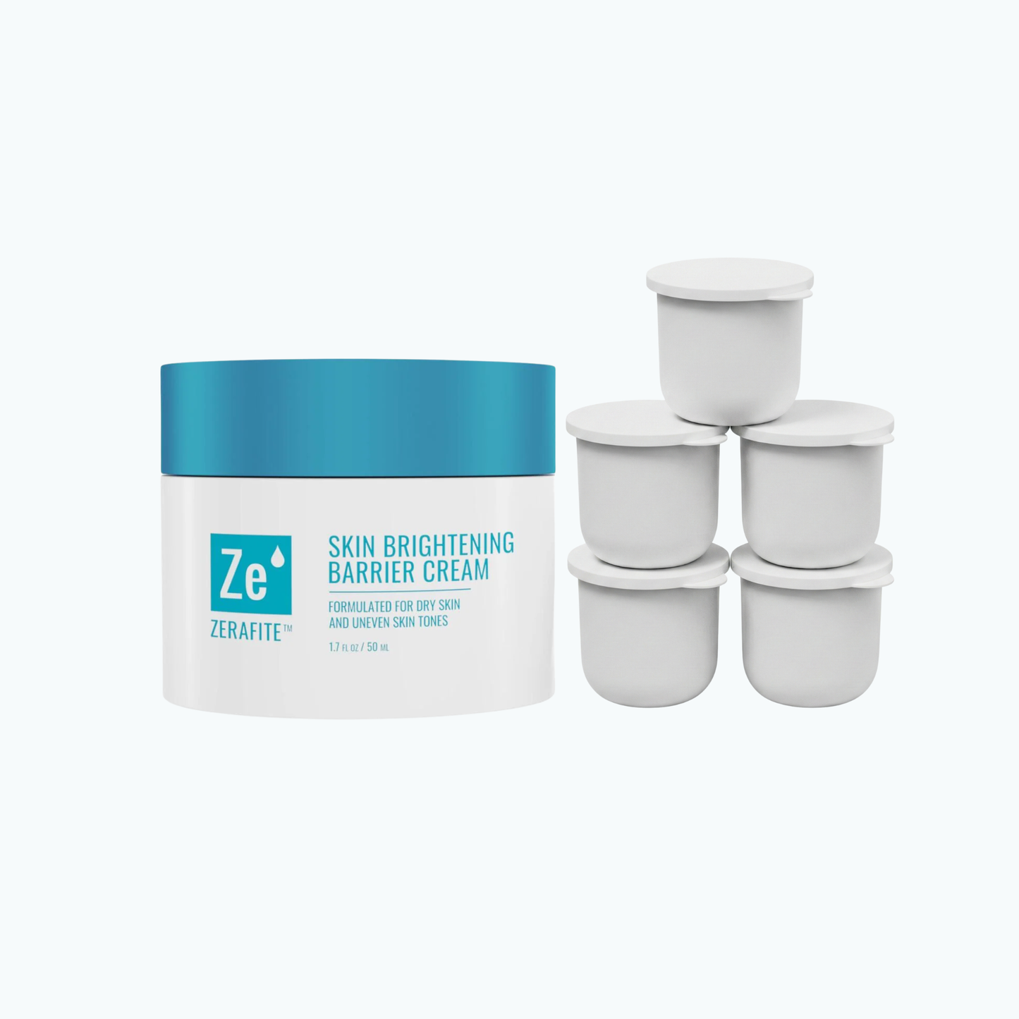 Zerafite Skin Brightening Barrier Cream 5-Pack Bundle