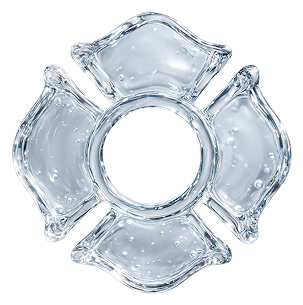 a 3d render of the maltese cross pattern