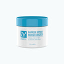 Zerafite Barrier Repair Moisturizer in a 2.2 oz white jar with a blue lid.